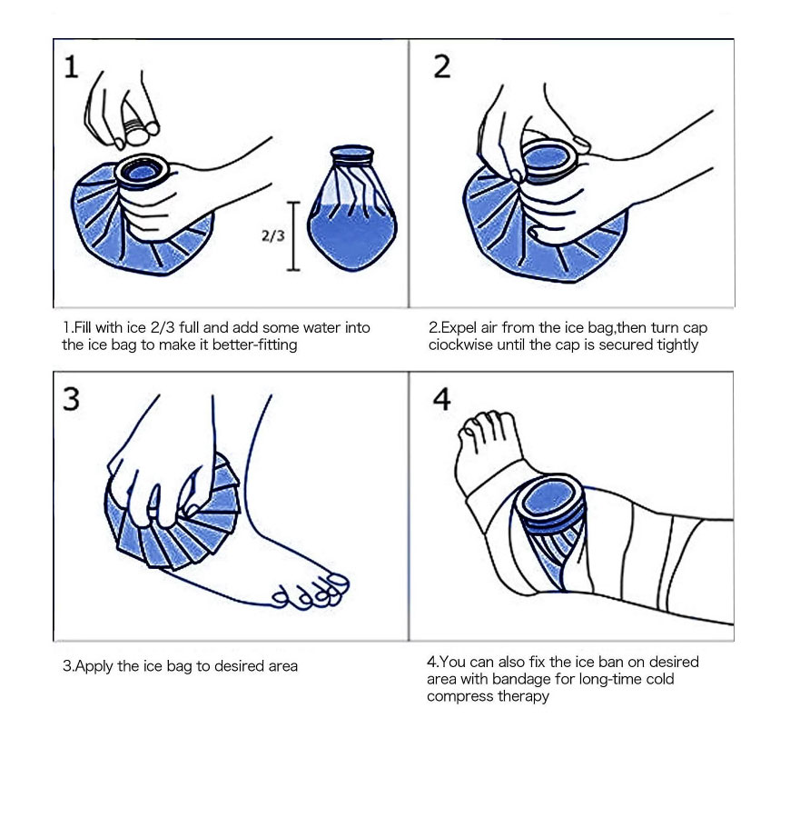 ice bags for first aid treatment