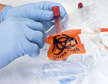 emballage d'échantillons pour Transport: Biohazard sacs d'échantillons