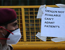 une catastrophe: L'Inde est à court d'oxygène médical